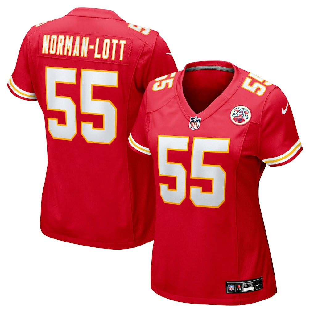 Nike Omarr Norman-Lott Kansas City Chiefs Women's Team Game Jersey Red