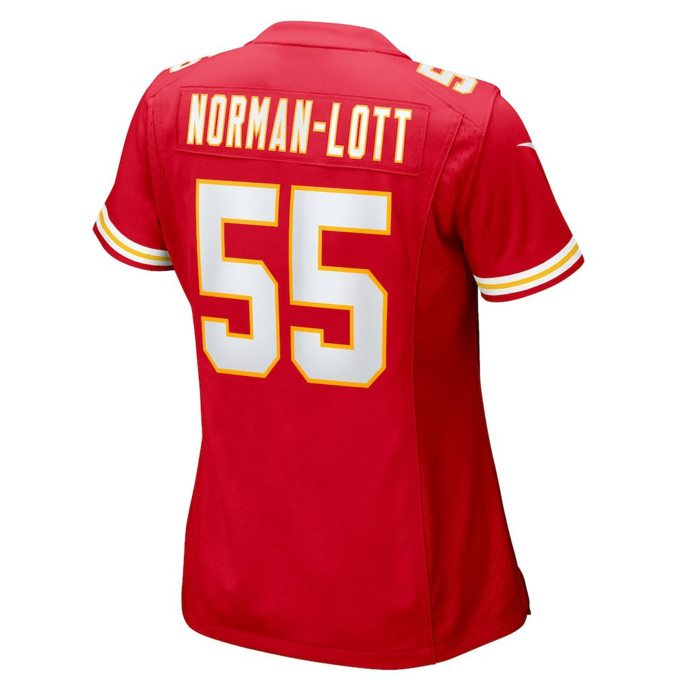Nike Omarr Norman-Lott Kansas City Chiefs Women's Team Game Jersey Red