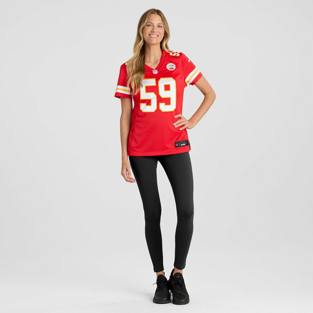 Nike Cooper McDonald Kansas City Chiefs Women's Team Game Jersey Red