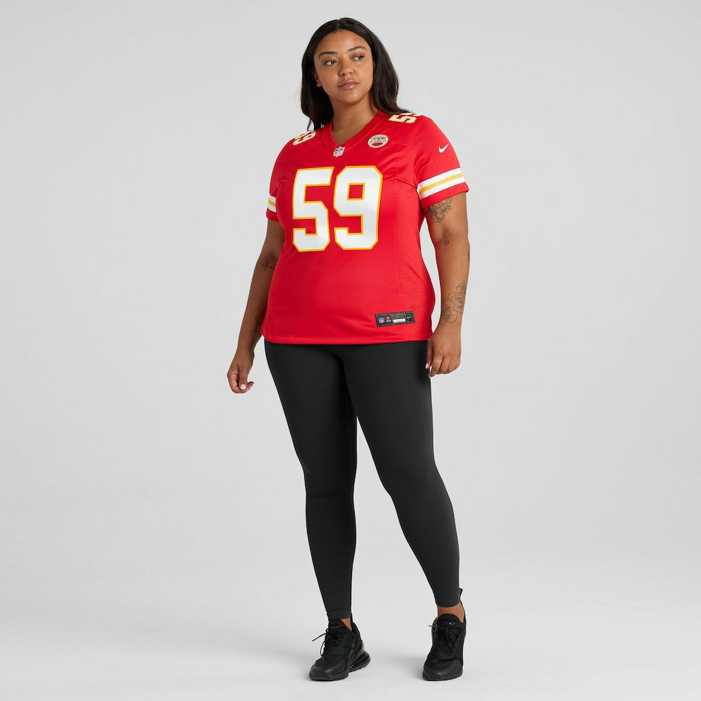 Nike Cooper McDonald Kansas City Chiefs Women's Team Game Jersey Red