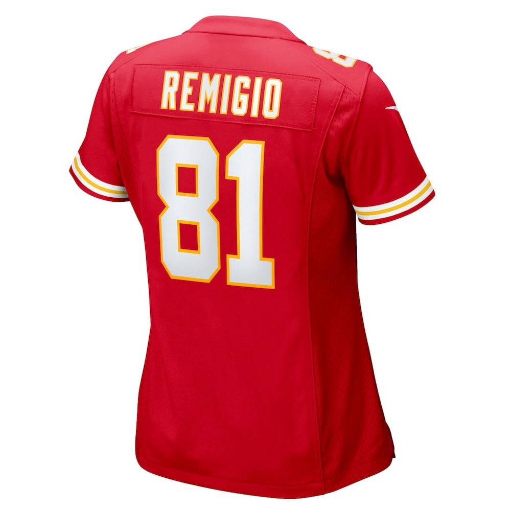 Nike Nikko Remigio Kansas City Chiefs Women's Team Game Jersey Red