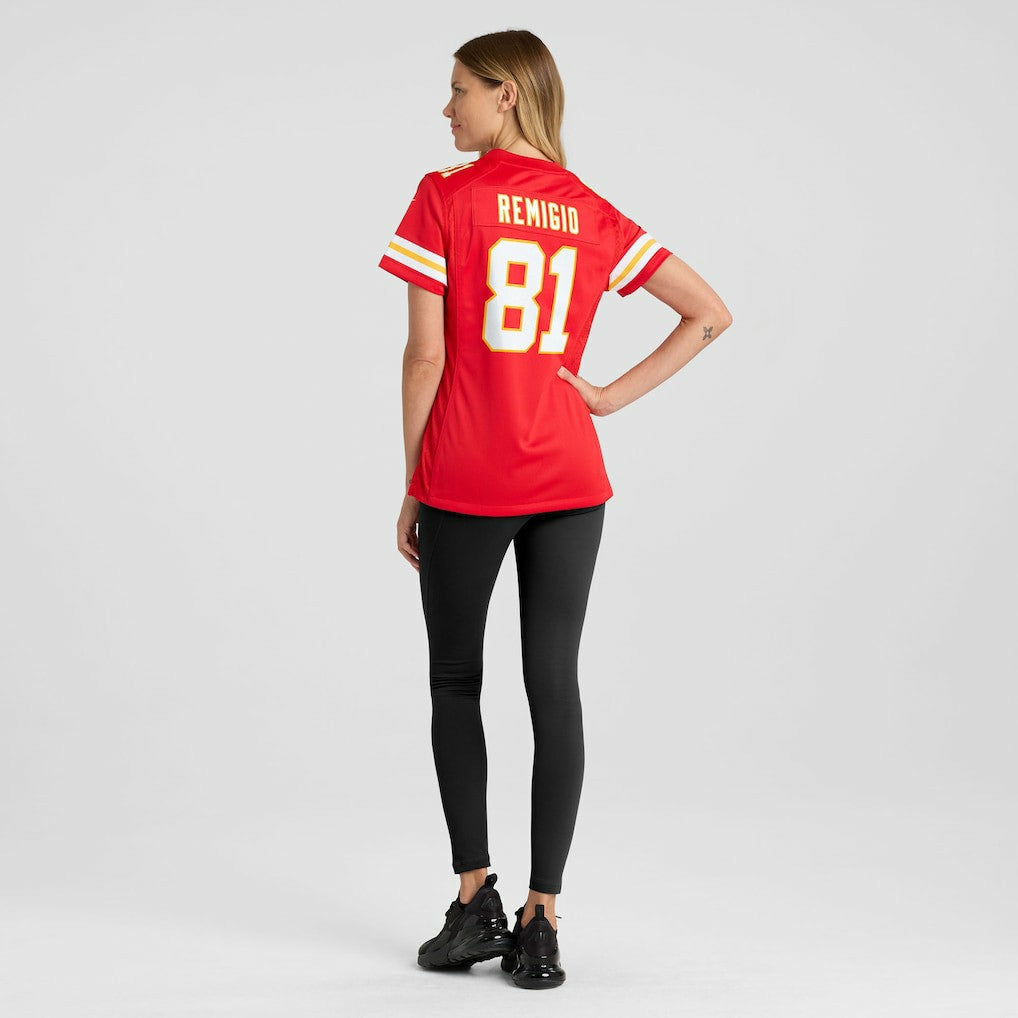 Nike Nikko Remigio Kansas City Chiefs Women's Team Game Jersey Red