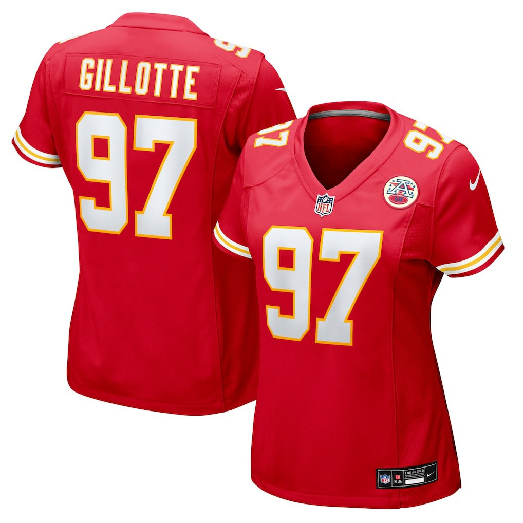 Nike Ashton Gillotte Kansas City Chiefs Women's Team Game Jersey Red