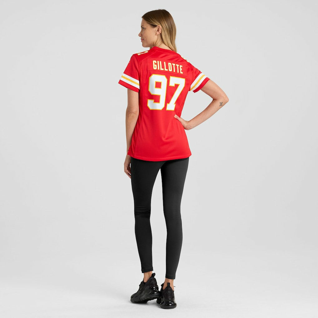 Nike Ashton Gillotte Kansas City Chiefs Women's Team Game Jersey Red