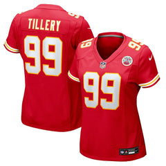 Nike Jerry Tillery Kansas City Chiefs Women's Team Game Jersey Red