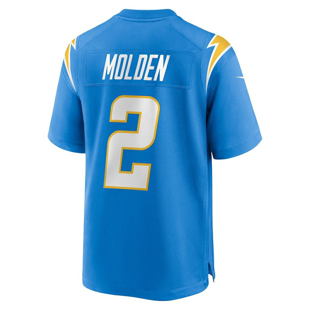 Nike Elijah Molden Los Angeles Chargers Team Game Jersey Powder Blue