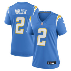 Nike Elijah Molden Los Angeles Chargers Women's Team Game Jersey Powder Blue