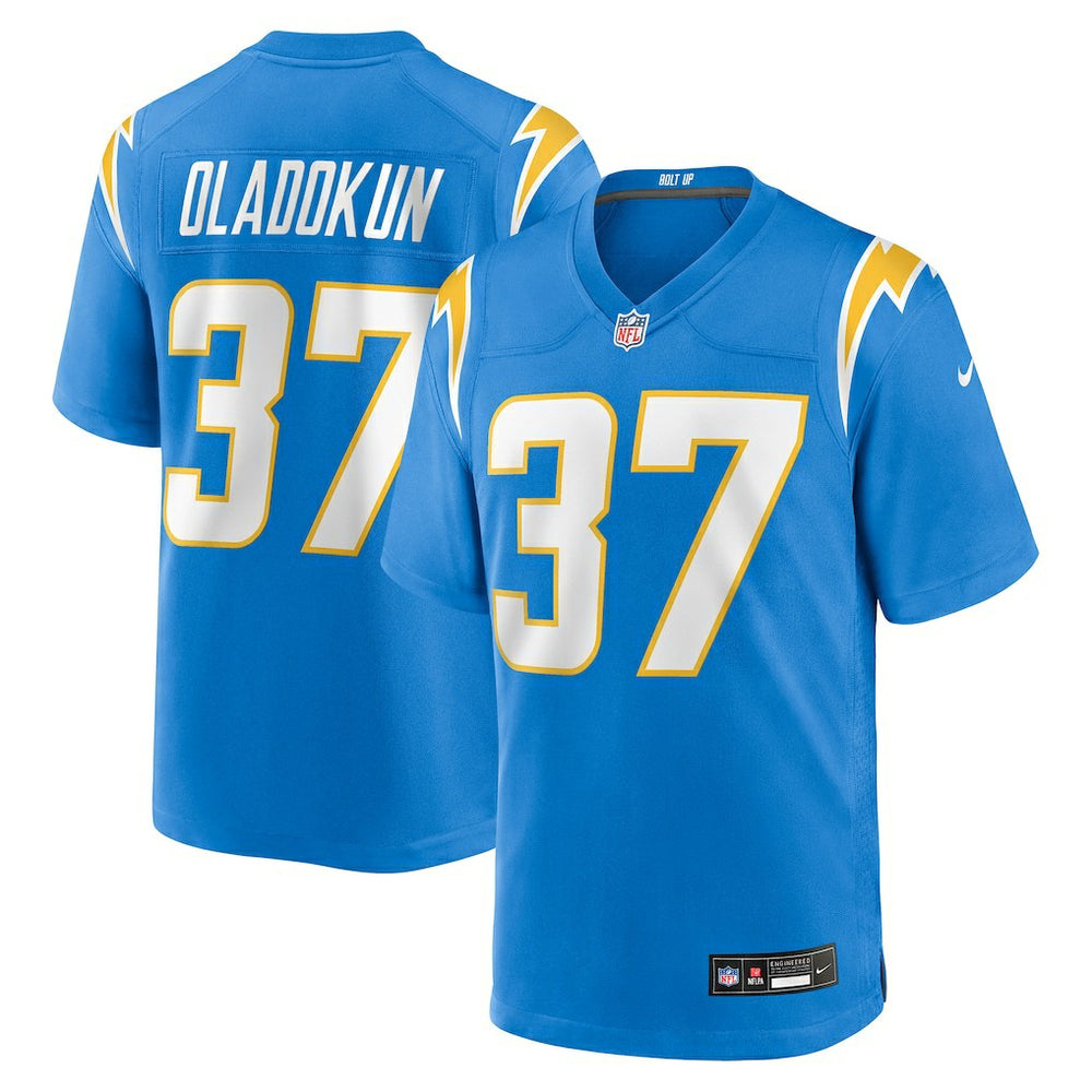 Nike Jordan Oladokun Los Angeles Chargers Team Game Jersey Powder Blue