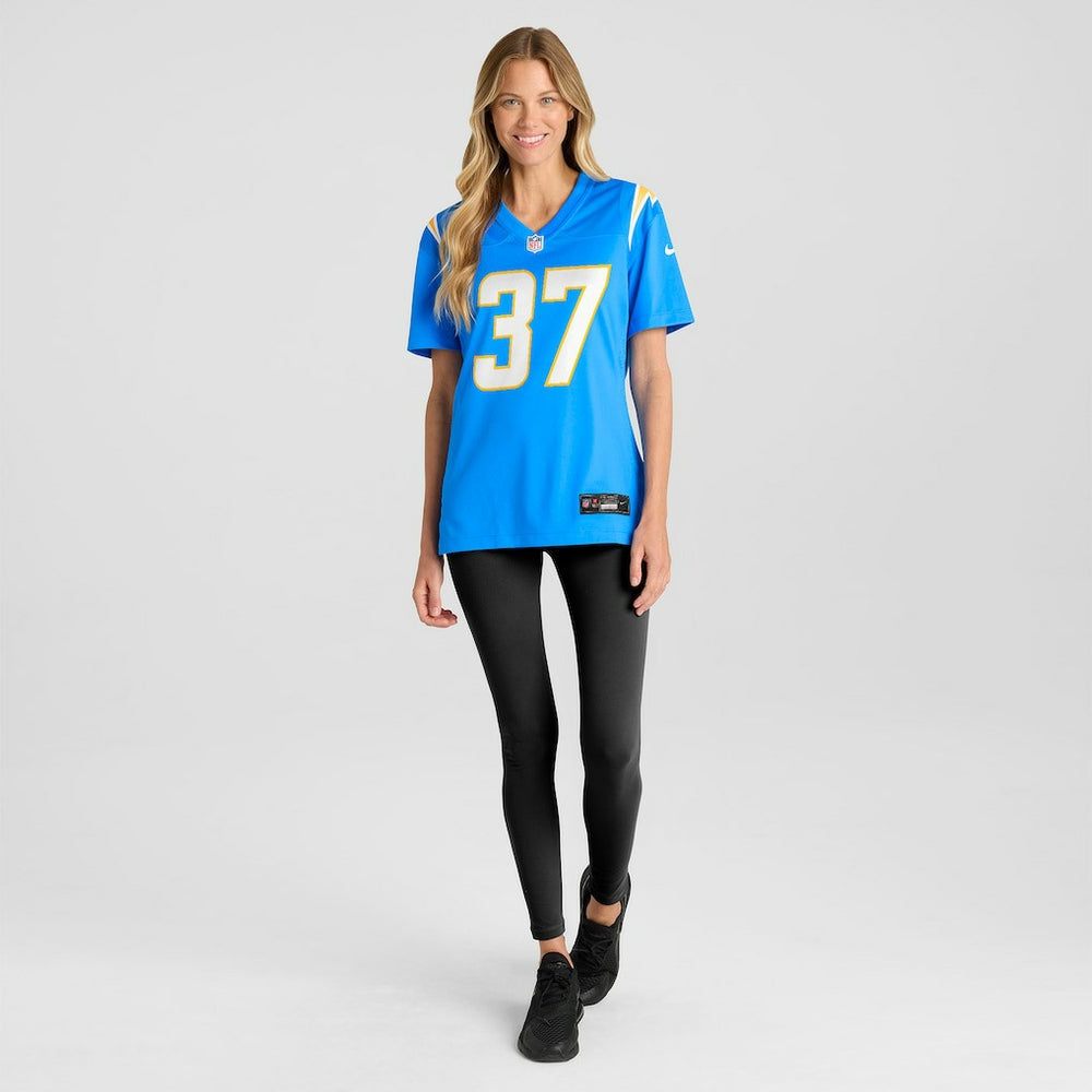Nike Jordan Oladokun Los Angeles Chargers Women's Team Game Jersey Powder Blue