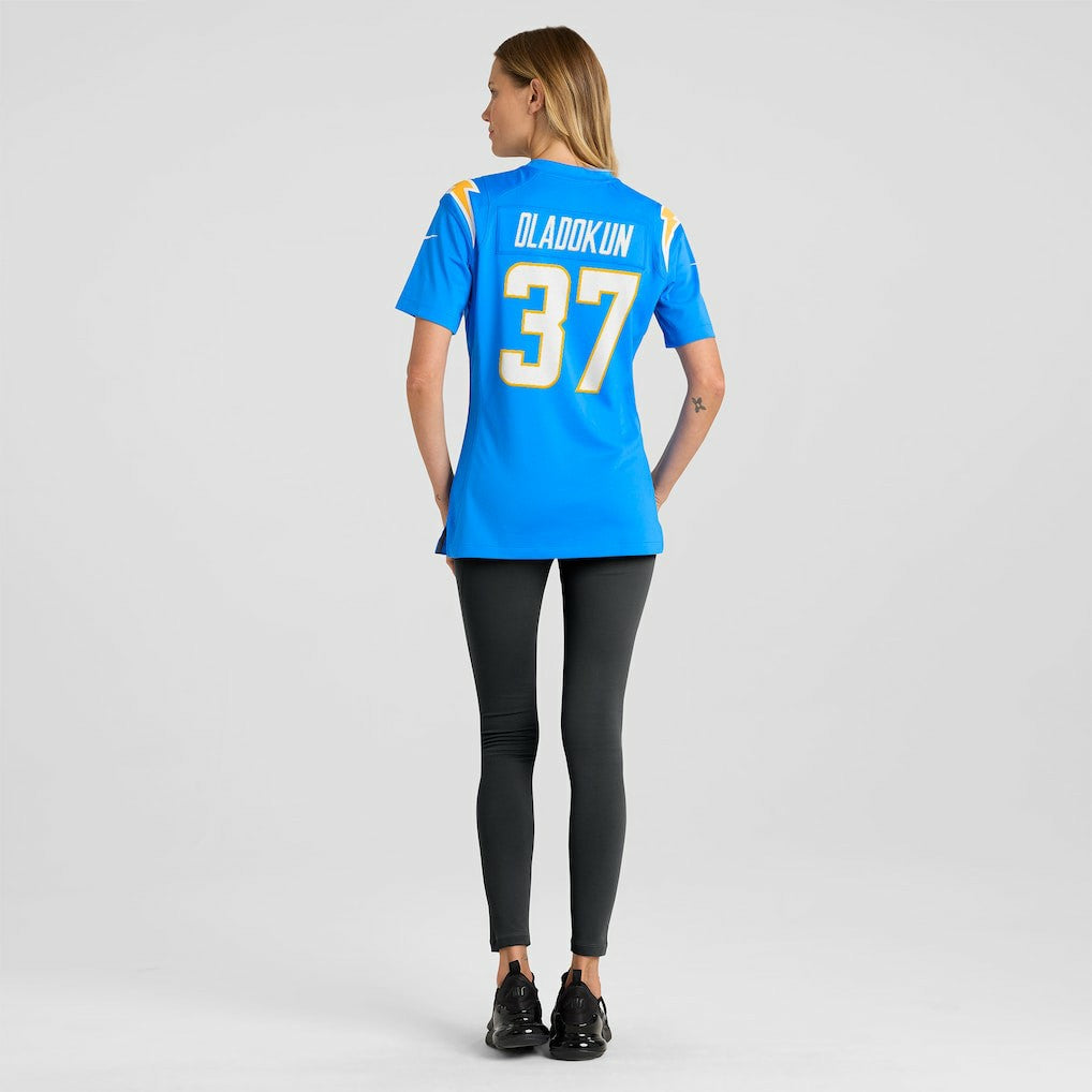Nike Jordan Oladokun Los Angeles Chargers Women's Team Game Jersey Powder Blue