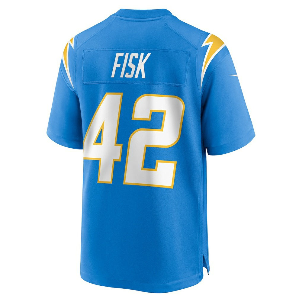 Nike Tucker Fisk Los Angeles Chargers Team Game Jersey Powder Blue