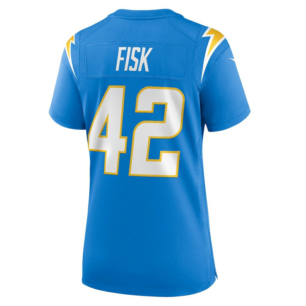 Nike Tucker Fisk Los Angeles Chargers Women's Team Game Jersey Powder Blue
