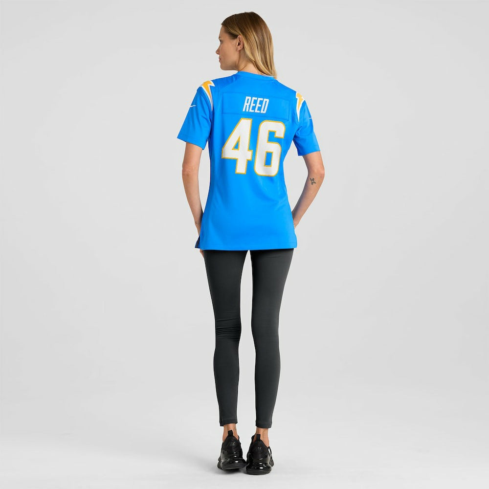 Nike Nikko Reed Los Angeles Chargers Women's Team Game Jersey Powder Blue