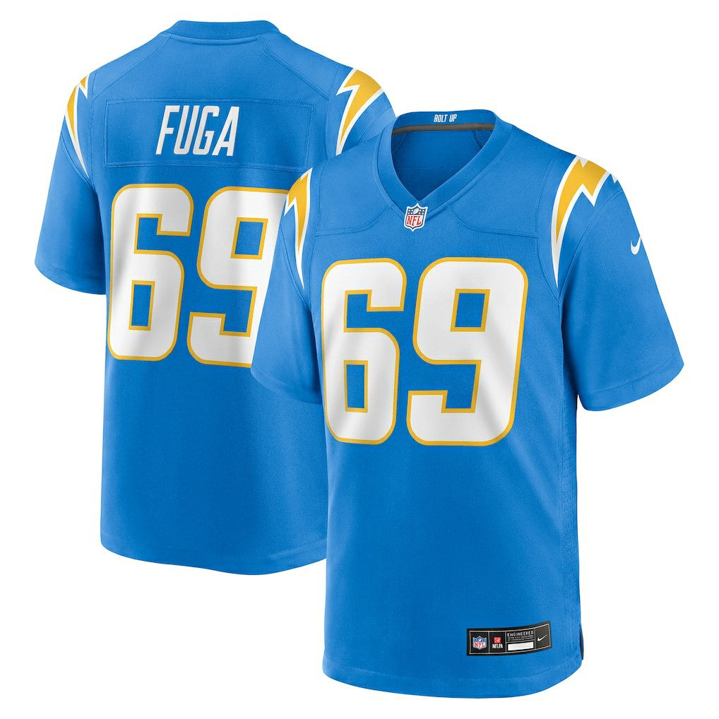 Nike Josh Fuga Los Angeles Chargers Team Game Jersey Powder Blue