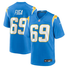 Nike Josh Fuga Los Angeles Chargers Team Game Jersey Powder Blue