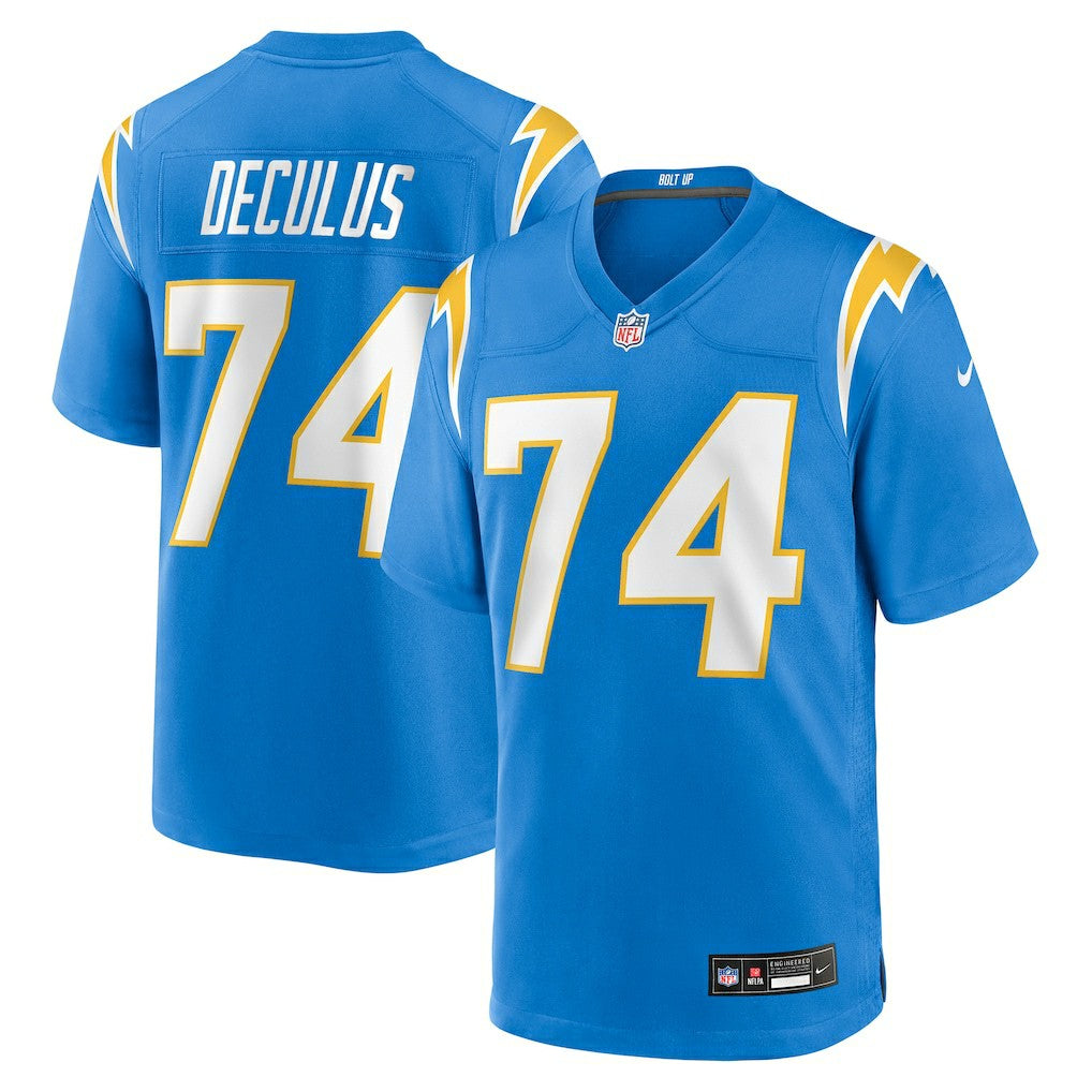 Nike Austin Deculus Los Angeles Chargers Team Game Jersey Powder Blue