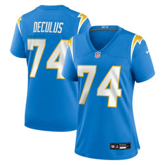 Nike Austin Deculus Los Angeles Chargers Women's Team Game Jersey Powder Blue