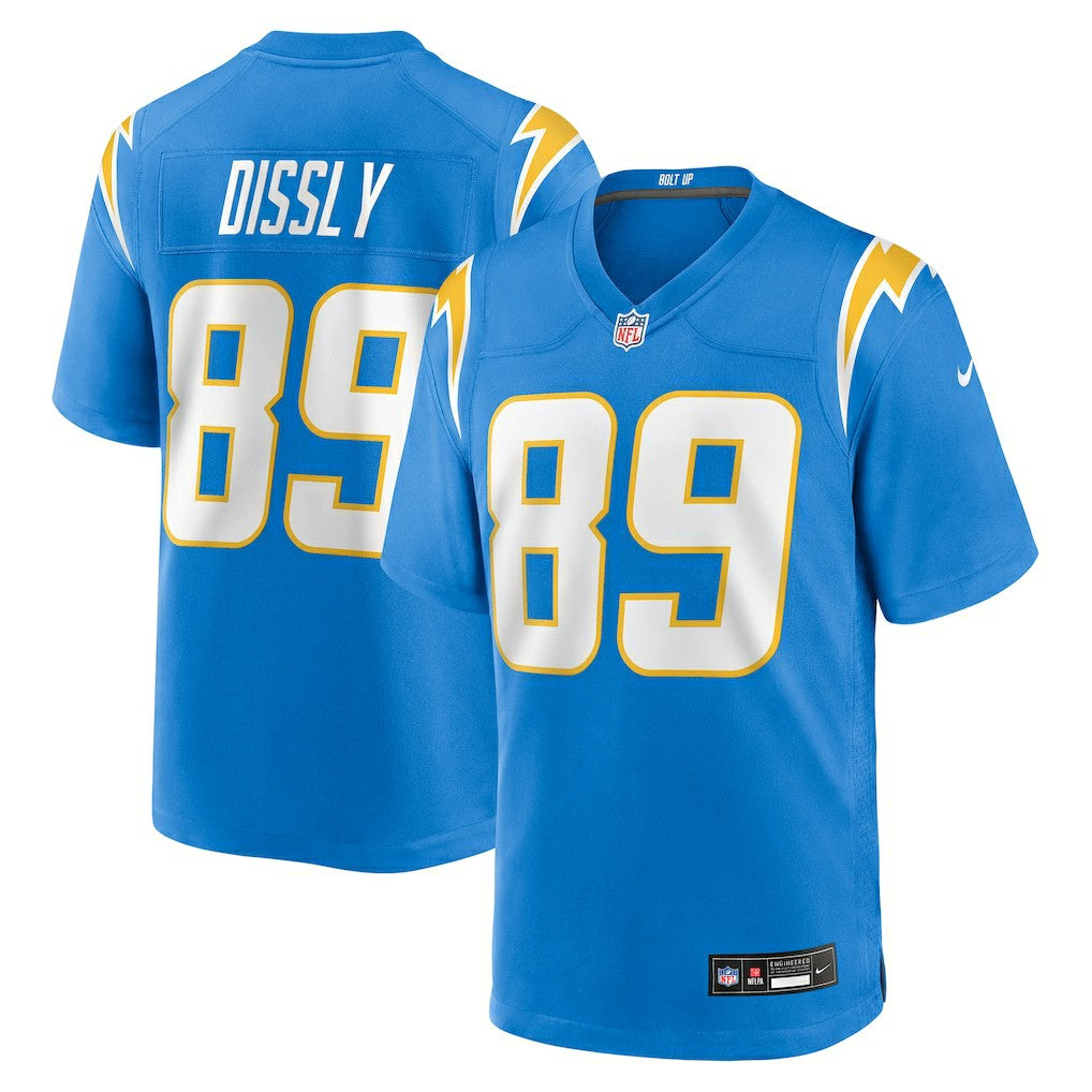 Nike Will Dissly Los Angeles Chargers Team Game Jersey Powder Blue
