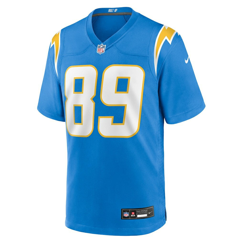 Nike Will Dissly Los Angeles Chargers Team Game Jersey Powder Blue