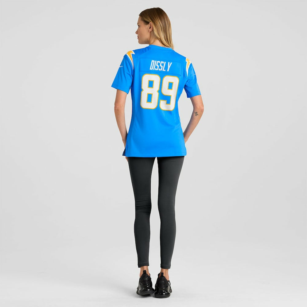 Nike Will Dissly Los Angeles Chargers Women's Team Game Jersey Powder Blue