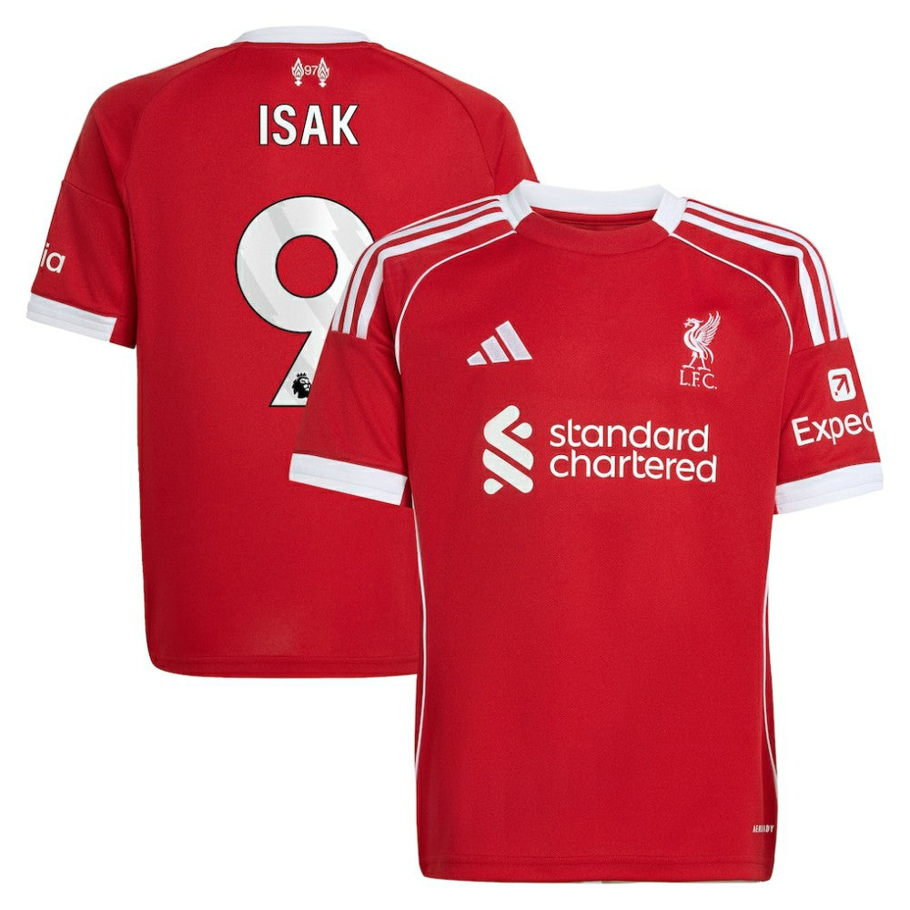 Alexander Isak Liverpool Youth 2025/26 Home Replica Player Jersey Red - Adidas