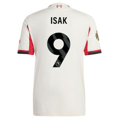 Alexander Isak Liverpool 2025/26 Away Player Jersey White - Adidas sale