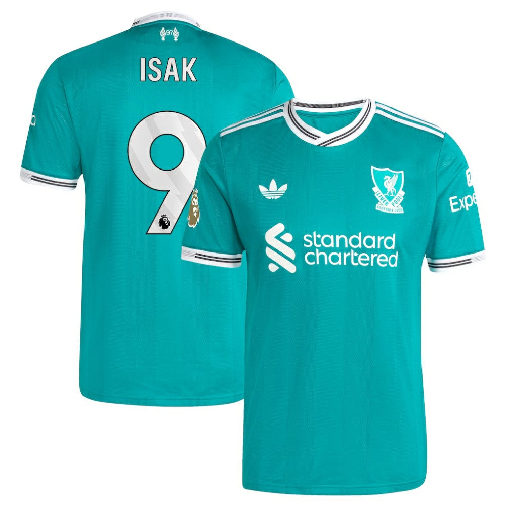 Alexander Isak Liverpool 2025/26 Third Player Jersey Green - Adidas outlet