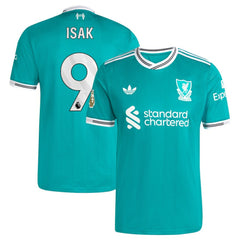 Alexander Isak Liverpool 2025/26 Third Player Jersey Green - Adidas outlet