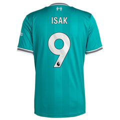Alexander Isak Liverpool 2025/26 Third Replica Player Jersey Green - Adidas cheap