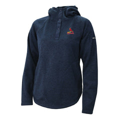 St. Louis Cardinals Columbia Women's Half-Snap Pullover Hoodie - Navy - Columbia Lifestyle