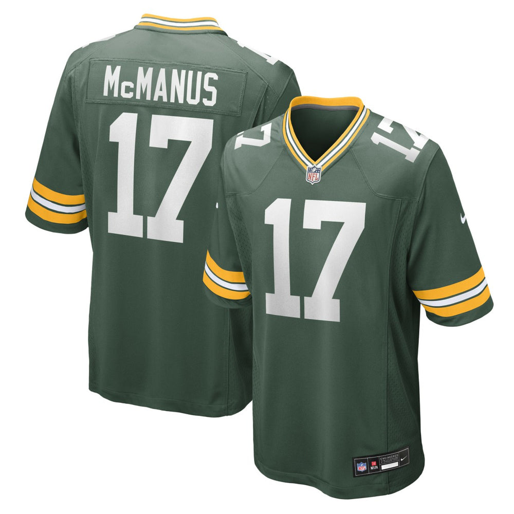 Nike Brandon McManus Green Bay Packers Team Game Jersey Green