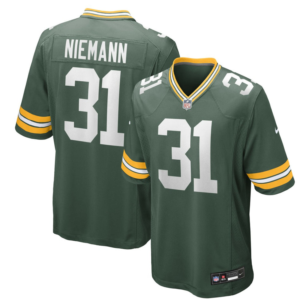 Nike Nick Niemann Green Bay Packers Team Game Jersey Green
