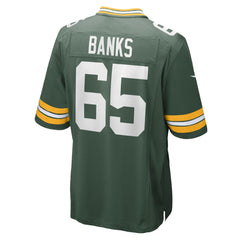 Nike Aaron Banks Green Bay Packers Team Game Jersey Green