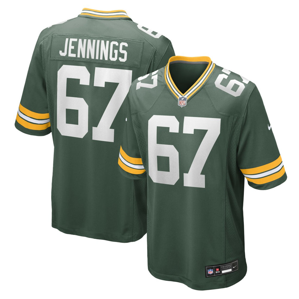 Nike Donovan Jennings Green Bay Packers Team Game Jersey Green