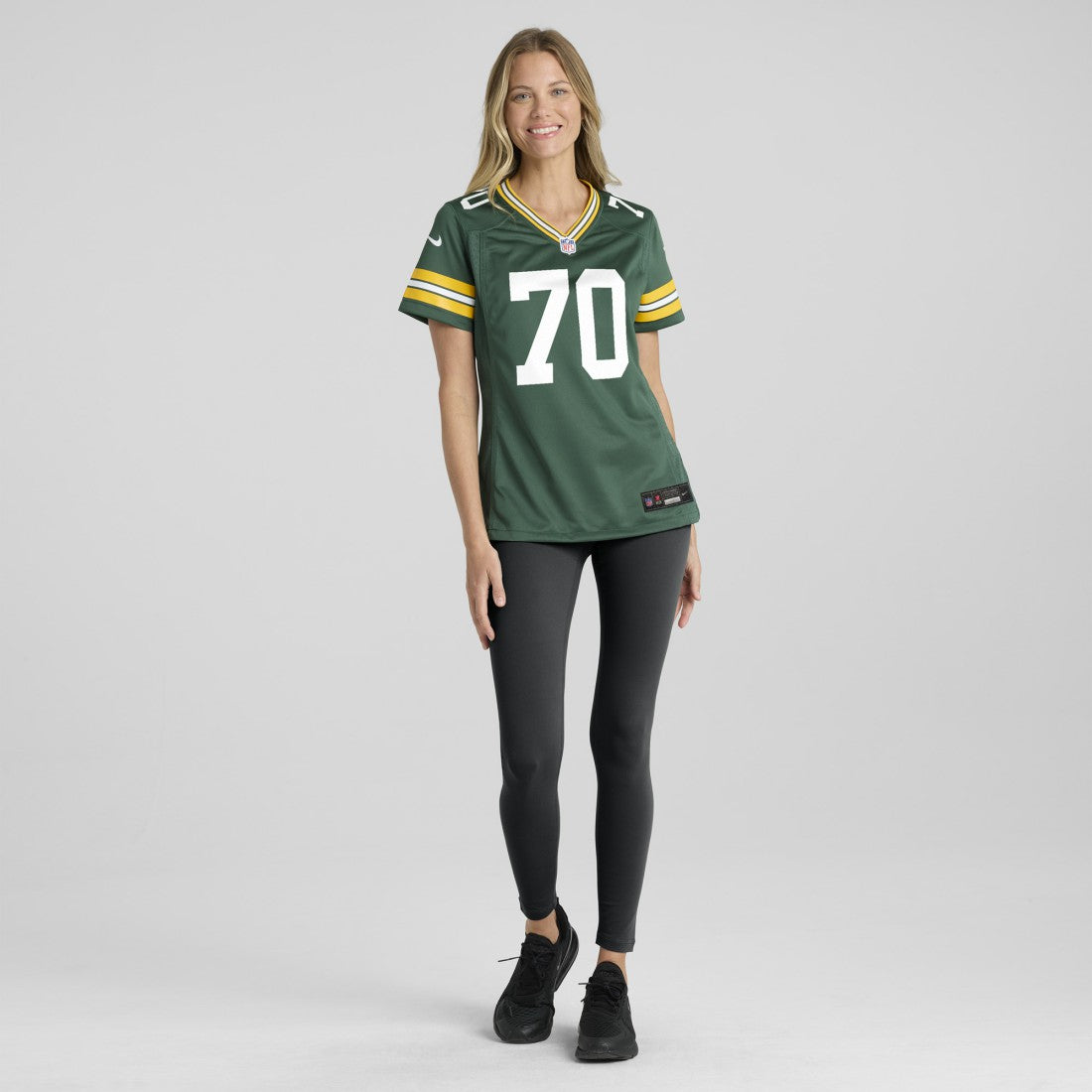 Nike Darian Kinnard Green Bay Packers Women's Team Game Jersey Green