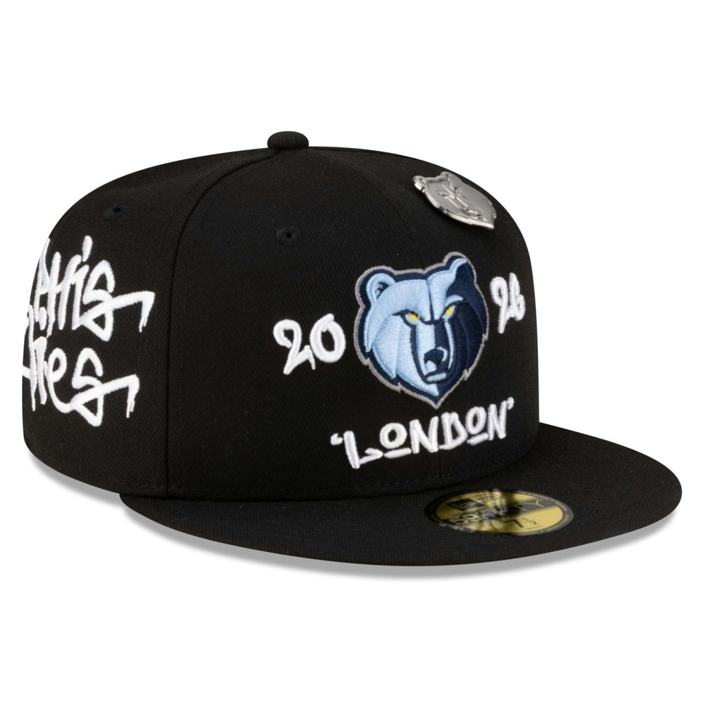 Memphis Grizzlies 2026 NBA Global Games London 59FIFTY Fitted Hat Black | New Era Near Me