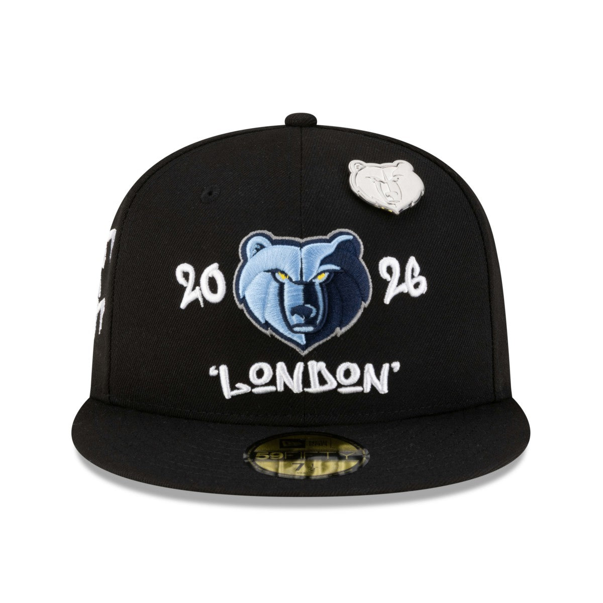 Memphis Grizzlies 2026 NBA Global Games London 59FIFTY Fitted Hat Black | New Era Near Me