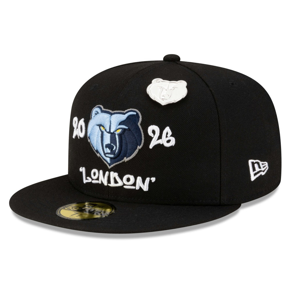 Memphis Grizzlies 2026 NBA Global Games London 59FIFTY Fitted Hat Black | New Era Near Me