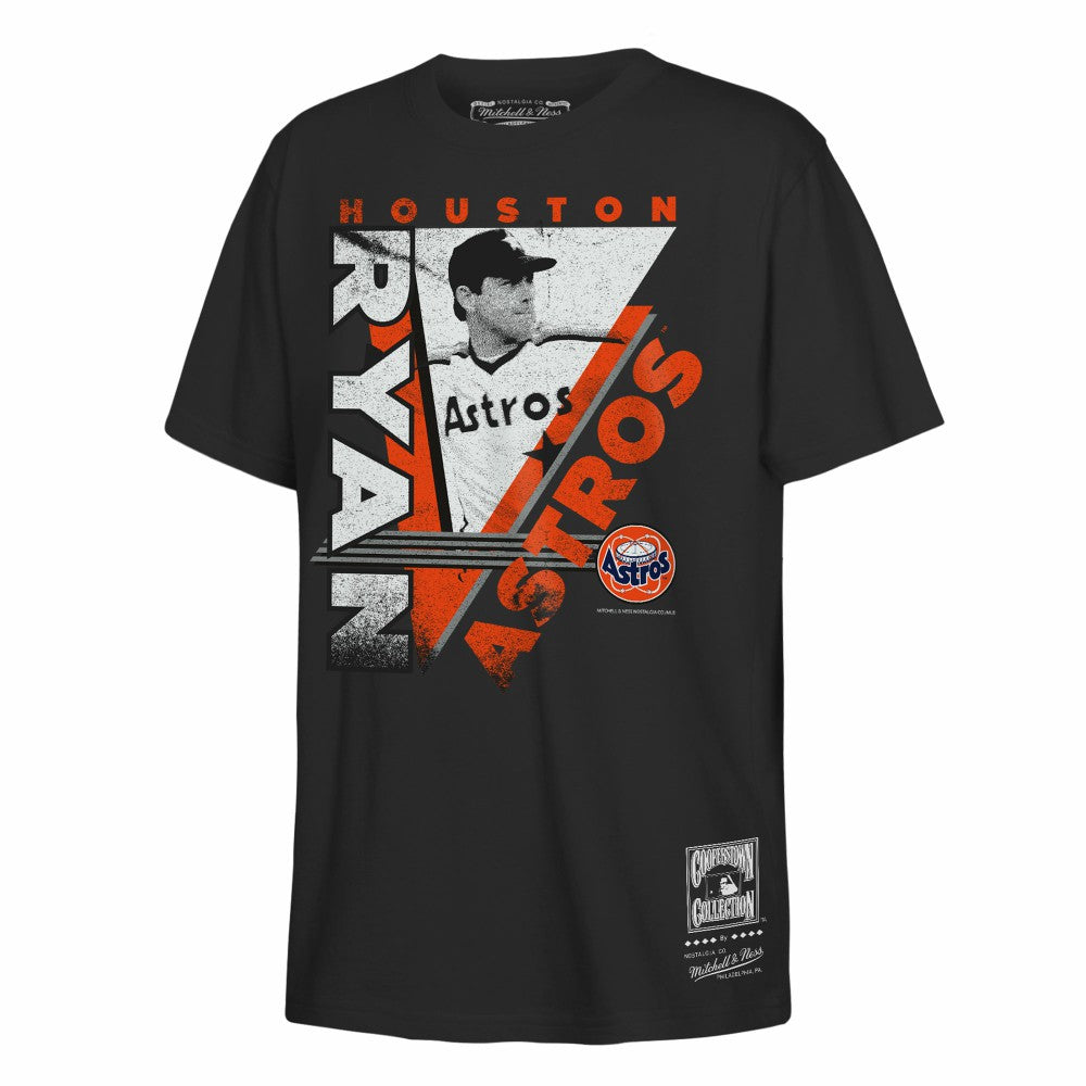 Nolan Ryan Houston Astros Mitchell & Ness Youth In the Zone Player Graphic T-Shirt - Black - Mitchell & Ness Discount