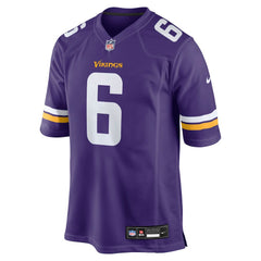 Nike Dwight McGlothern Minnesota Vikings Team Game Jersey Purple