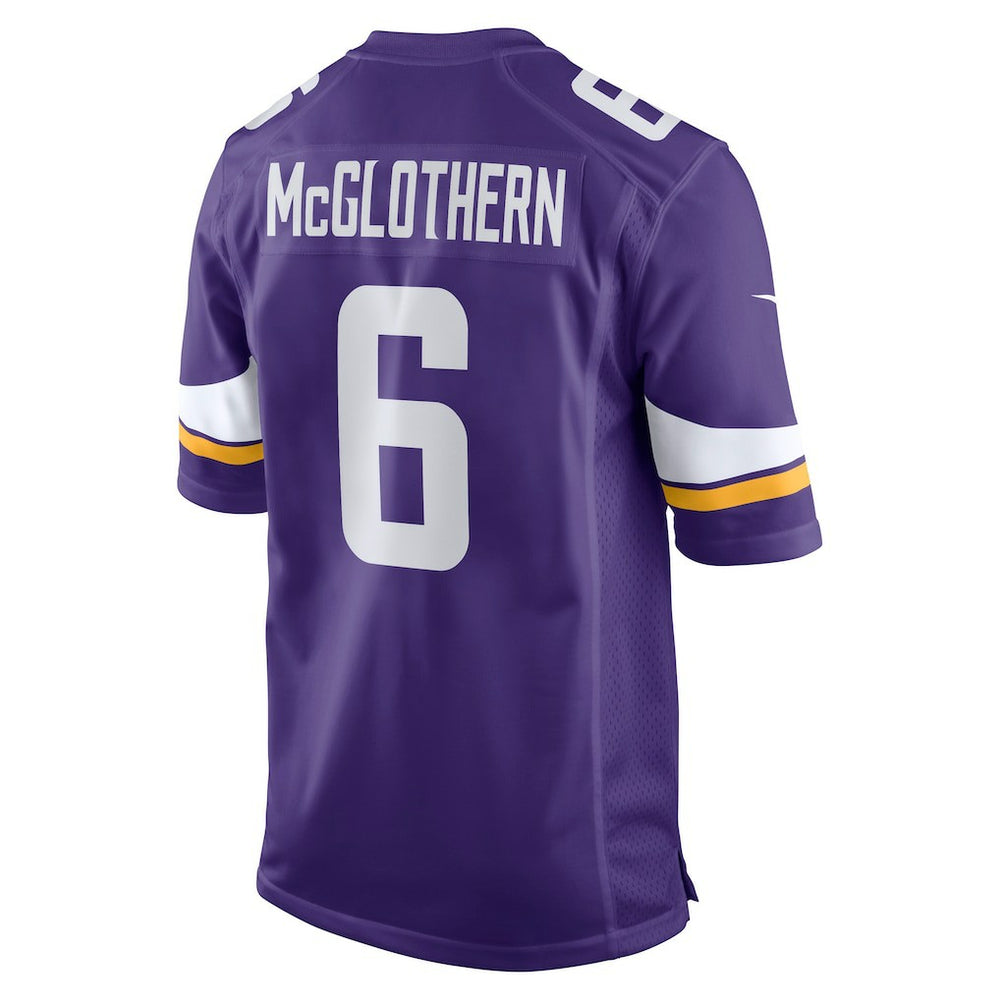 Nike Dwight McGlothern Minnesota Vikings Team Game Jersey Purple