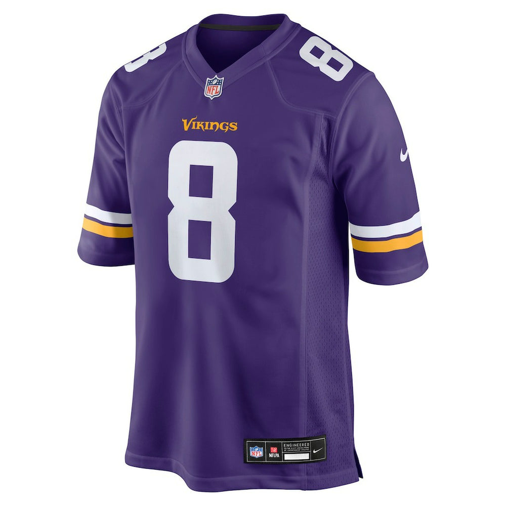 Nike Jeff Okudah Minnesota Vikings Team Game Jersey Purple