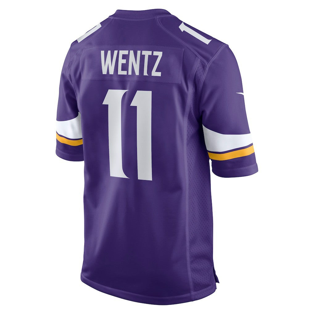 Nike Carson Wentz Minnesota Vikings Team Game Jersey Purple