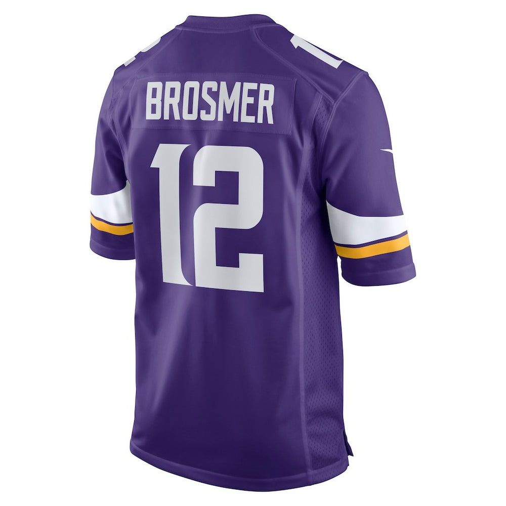 Nike Max Brosmer Minnesota Vikings Team Game Jersey Purple