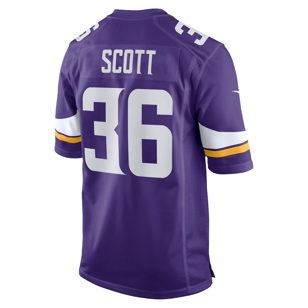 Nike Zavier Scott Minnesota Vikings Team Game Jersey Purple