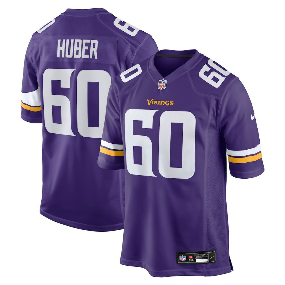 Nike Joe Huber Minnesota Vikings Team Game Jersey Purple