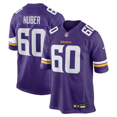 Nike Joe Huber Minnesota Vikings Team Game Jersey Purple