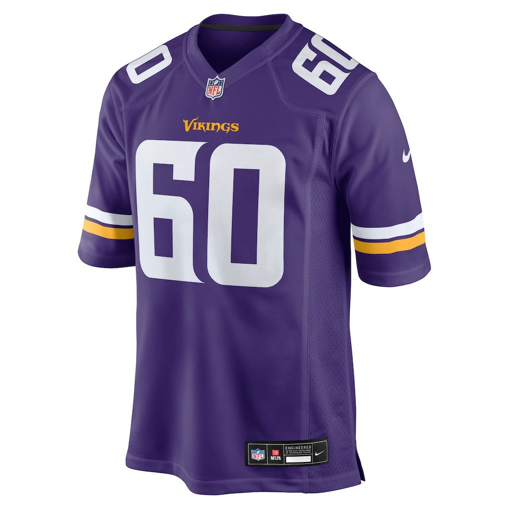 Nike Joe Huber Minnesota Vikings Team Game Jersey Purple
