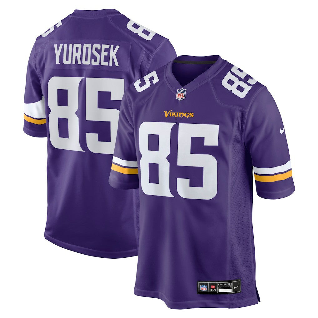 Nike Ben Yurosek Minnesota Vikings Team Game Jersey Purple