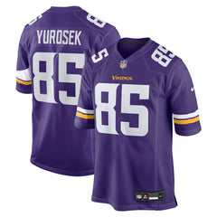 Nike Ben Yurosek Minnesota Vikings Team Game Jersey Purple